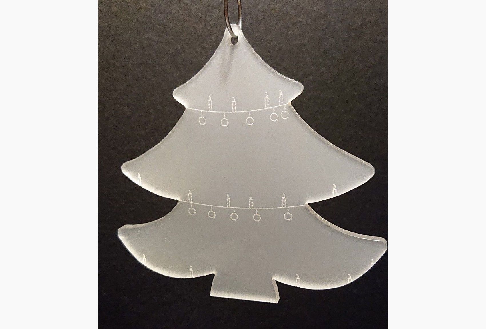 Acrylanhänger Weihnachtsbaum